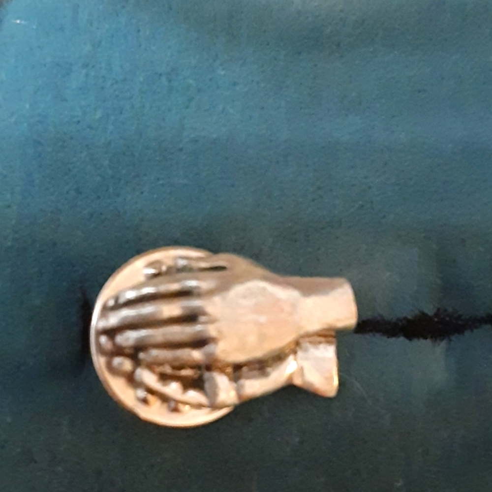 Lapel or blazer pin praying hands